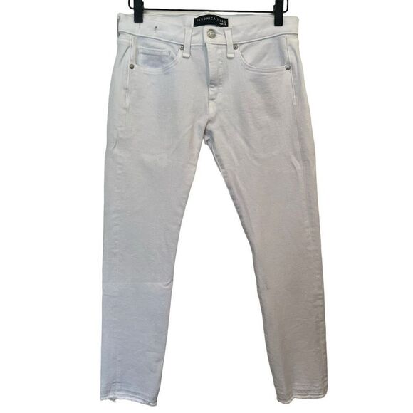 Veronica Beard Brooke 8.5” Skinny White Jeans Size 27 - Picture 2 of 9